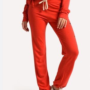 Sundry Red Joggers with White Stars